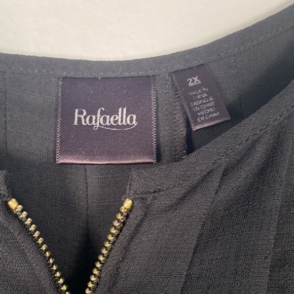 Rafaella Black Flowy Shirt - Picture 3 of 5